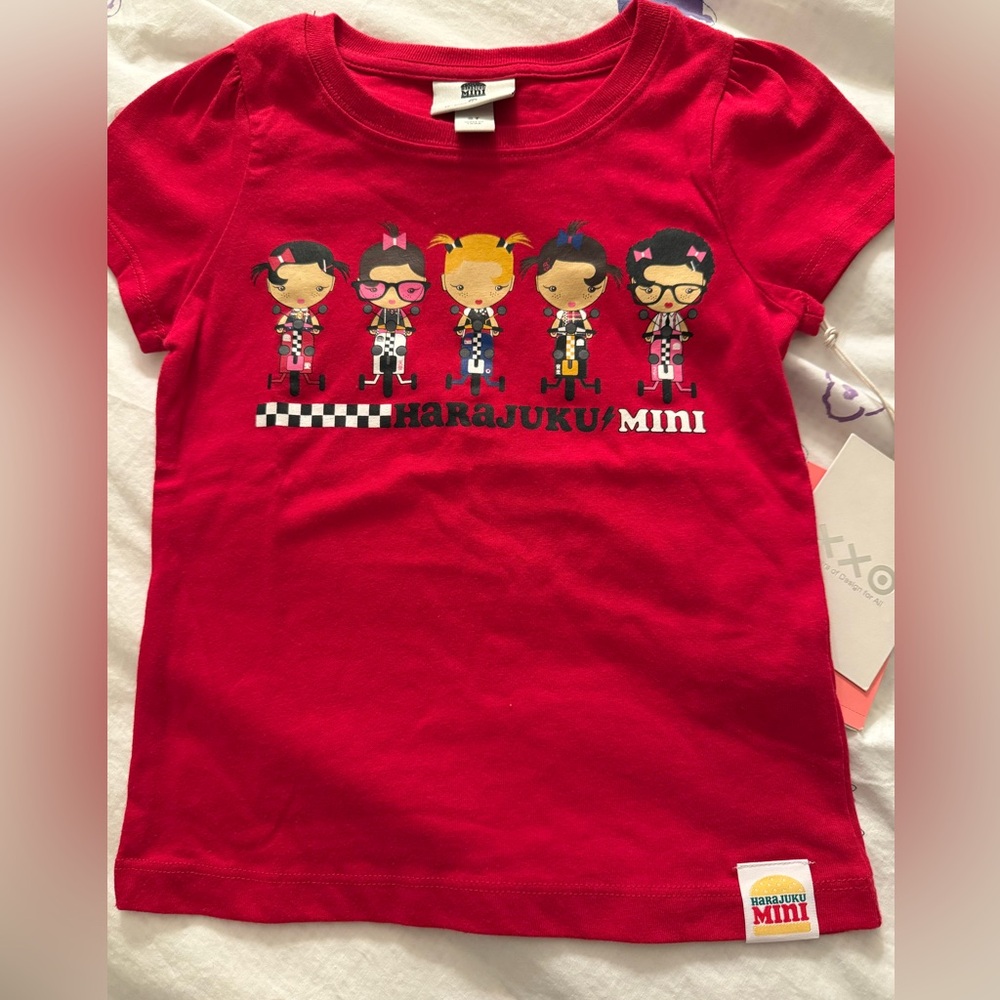 Harajuku T-shirt target 20 years collection 5 years girl